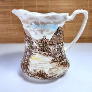 Vintage Johnson Bros Old English Countryside Pitcher Jug Made in England 16 oz